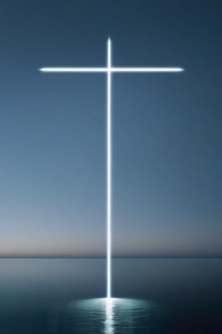 00248-3740996780-_lora_Photographer Reuben Wu Style_1_Photographer Reuben Wu Style - a light cross in the middle of water with a sky in the backg.png